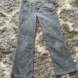 Grey Corduroy Eddie Bauer Skinny Pants